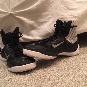 Old basketball shoes